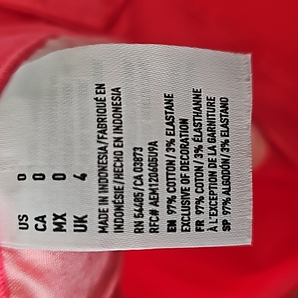 American Eagle Outfitters NWT size 0 mid rise stretch shorts VSCO - Picture 7 of 7